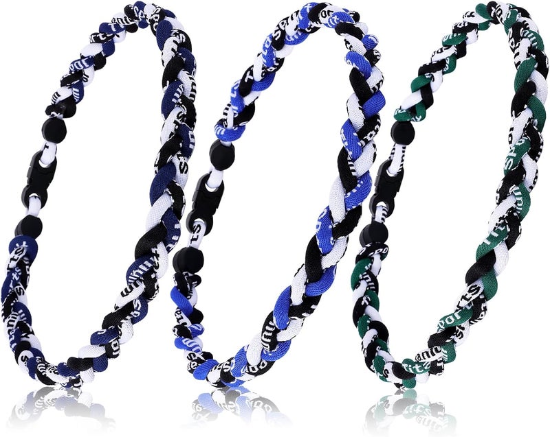 Dixlp Store Baseball Necklaces, 3 Pack, Fashion Tornado Design for Sports Fan Baseball Necklace, Great-Hit with Box, Baseball Theme Party Gifts - Image 1